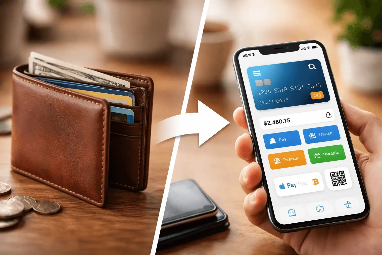 Customer adding a loyalty card to Apple Wallet on their iPhone
